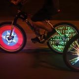 MTP自行车灯 20寸七彩风火轮 可充电LED夜骑灯 死飞单车配件