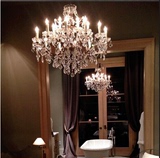 美式复古铁艺创意奢华欧式简约发廊客厅餐厅卧室服装店水晶吊灯