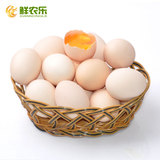 【鲜农乐】新鲜散养柴鸡蛋10枚/盒土鸡蛋草鸡蛋 鲜鸡蛋 同城配送