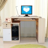 特价包邮台式电脑桌带书架家用环保板式简约多功能现代书桌书柜