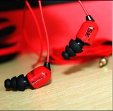 ISK sem6入耳式监听耳塞耳机 唱歌喊麦录音主播舒适型3米线红色