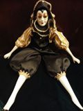 欧洲德国古董 陶瓷小丑娃娃公仔 擺设 西洋收藏品 礼物 欧洲淘