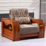 老榆木家具沙发现代中式客厅全实木家具沙发转角贵妃木质沙发组合