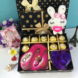包邮 进口费列罗德芙巧克力礼盒装 情人节送女朋友生日创意礼物