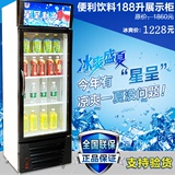 饮料柜立式冰柜 单门冷藏展示柜 商用便利冷饮水果食品冰箱保鲜柜