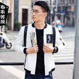 布衣传说原创男装 2016秋季新款 青年韩版修身夹克棒球服休闲外套