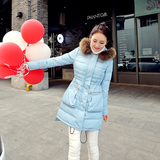 冬季韩版新款女装装过过膝中长长款棉衣时尚修身显瘦棉服外套