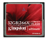 金士顿cf卡32g CF CompactFlash 32GB高速相机内存卡266x包邮
