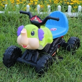 唐老鸭充电儿童电动摩托可骑可坐宝宝小孩三轮车四轮玩具电瓶车