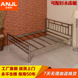 不锈钢床1.5米1.8米1米1.2米 202不锈钢床架公寓房简约款