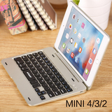 ipad mini3无线蓝牙键盘带休眠mini4保护套超薄迷你2平板保护壳