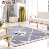 新品美式腈纶地毯手工立体客厅茶几卧室晴纶地毯满铺定制可水洗