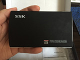 正品SSK飚王黑鹰SHE037 2.5寸移动硬盘盒 USB2.0 SATA串口超薄7mm