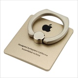 手机指环懒人支架 苹果三星创意金属卡扣桌面支架通用不锈钢金粉