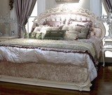 全友家私 品牌正品家具 欧式 罗曼尼庄园 65602 双人 床 床头柜