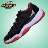 正品耐克男鞋夏季Air Jordan 11黑红透气轻便低帮大码运动休闲鞋