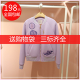 ENC代购2015秋冬款太空棉棒球服 长袖夹克宽松短外套EHJJ53826M