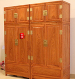 红木新古典中式檀雕山水储物柜素面顶箱柜非洲花梨木顶箱柜衣柜