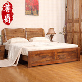 香樟木全实木床 1.8/1.5米双人床现代新中式实木家具卧室家具婚床