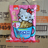 日本进口NIPPN Hello Kitty形狀通心粉宝宝辅食 面条 通心粉150g
