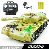充电无线遥控坦克模型大型对战坦克充电动儿童玩具军事遥控车男孩