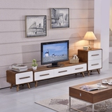 现代简约多功能储物茶几桌电视柜组合创意北欧小户型客厅家具特价