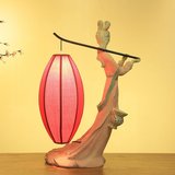 现代中式古典艺术灯具 创意软装会所装饰灯饰 家居台灯梦萦红楼