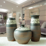景德镇手工陶瓷工艺品摆件特色手绘复古花瓶创意家居装饰品摆设