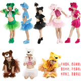 小熊儿童动物演出服装棕熊动物表演服装卡通服毛绒扮演服舞蹈服装