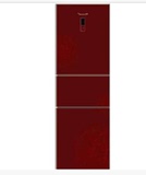Ronshen/容声 BCD-212YMB/C红色三门玻璃电脑控温冰箱
