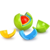 绿豆蛙益智球3D立体拼图拼装拼插积木宝宝儿童益智力玩具C