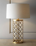 欧式复古金色镂空台灯现代时尚创意台灯样板房会所别墅装饰灯具