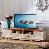 地中海电视柜美式乡村电视柜实木电视机柜矮柜小户型电视柜