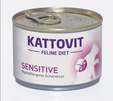 德国原装进口猫罐头 KATTOVIT卡帝维特防敏感175g 猫零食罐头湿粮