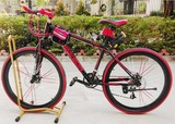 山地自行车L型插入式停车架维修架单车支撑放车架三色可选包邮