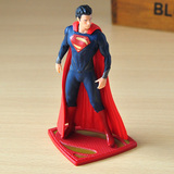 DC正版Super man漫画英雄电影版超人4寸底座人偶模型摆件手办
