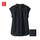 【特别尺码】女装 提花衬衫(短袖) 169075 优衣库UNIQLO