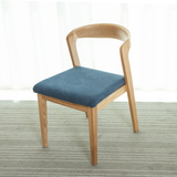 北欧现代简约实木家用水曲柳餐桌椅宜家创意咖啡厅酒店时尚休闲椅