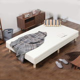 简易布艺矮床弹簧带脚床垫单双人床1米1.2米1.4米1.5米席梦思软床