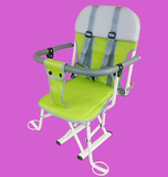 ec自行车座椅电动车后置儿童安全椅折叠宝宝坐椅多功能后椅子