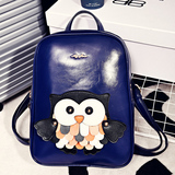 2015夏季新款韩版猫头鹰学院风双肩包背包潮包包女包中学生书包