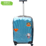 新秀丽美旅箱套透明加厚拉链透明PVC防水行李旅行箱保护套 加布贴