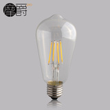 摩爵 爱迪生灯泡LED E27复古光源创意艺术个性装饰白炽灯光源