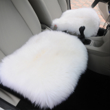 冬季纯羊毛坐垫汽车坐垫羊毛坐垫三件套方座垫小三件多色可选