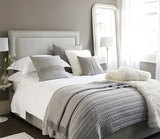 美式布艺床简约现代北欧欧式小户型布艺床1.8米双人储物布床软床