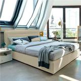 布艺床可拆洗简约现代布床1.8米1.5米双人床小户型北欧床软床特价