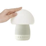 emoi基本生活蘑菇拍拍灯喂奶创意感应小夜灯led充电房间床头卧室
