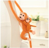 结婚礼品娃娃会叫的小猴子毛绒玩具长臂猴 挂饰装饰儿童礼物70cm