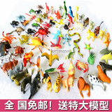 特价橡胶儿童玩具模型袋装恐龙/野生动物/昆虫/家禽50款随机包邮