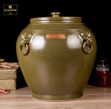 陶瓷米缸米桶茶叶末油缸酒坛缸水缸密封50斤100斤30斤200装景德镇